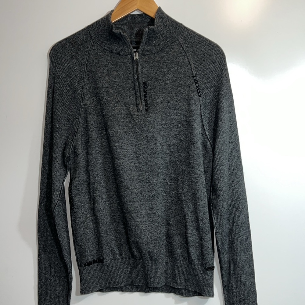 Mens Buckle Black Label Sweater Large